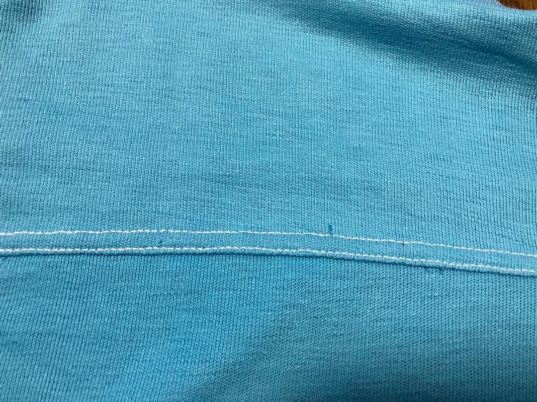 70s Vintage Artex Playboy Football Long Sleeve T-Shirt Blue XL USA Made gallery