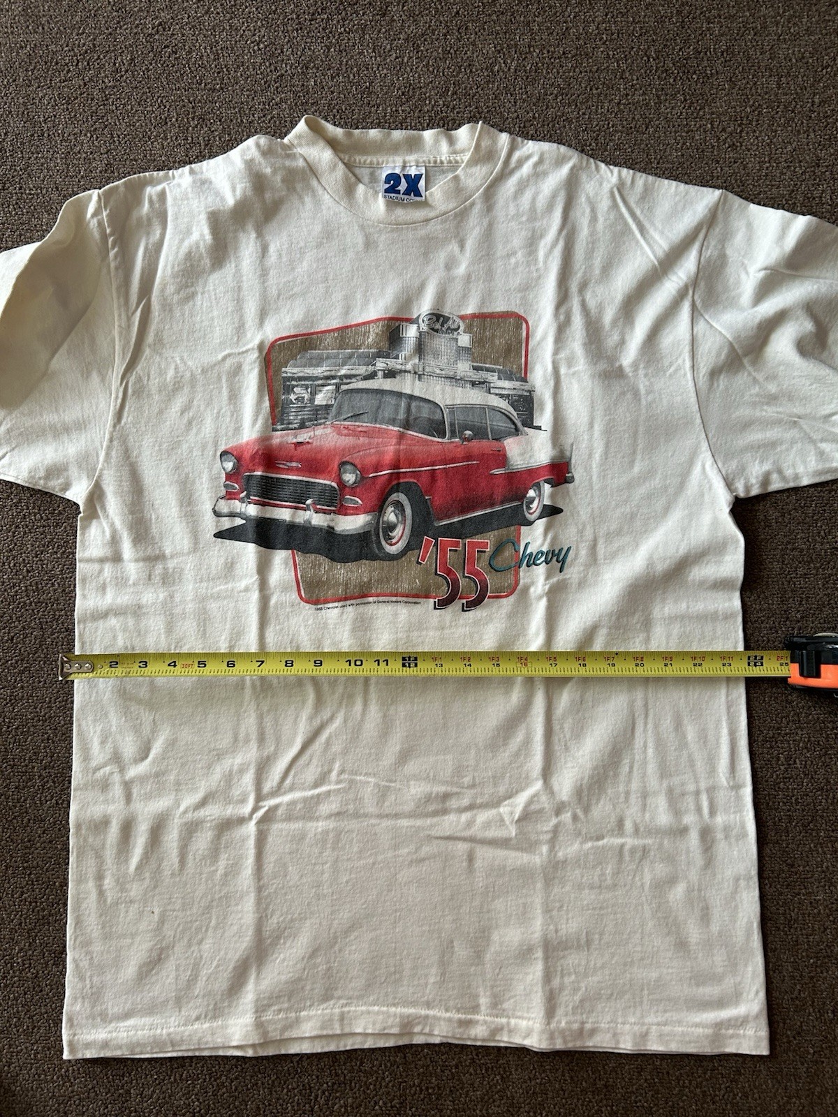 Vintage Deadstock 55 Chevy Single Stitch, X-Large Measurements in Description gallery