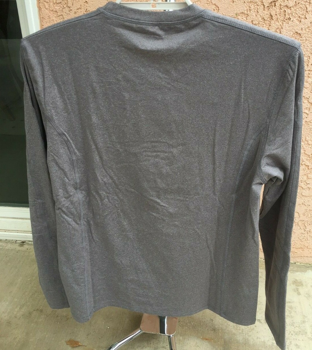 Mens Zeroxposur Brushed Fleece Stretch Layering T Shirt Gray Choose Size gallery