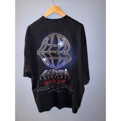 ASOS DESIGN Random Frequency World Tour Graphic Oversized T-Shirt Mens Small