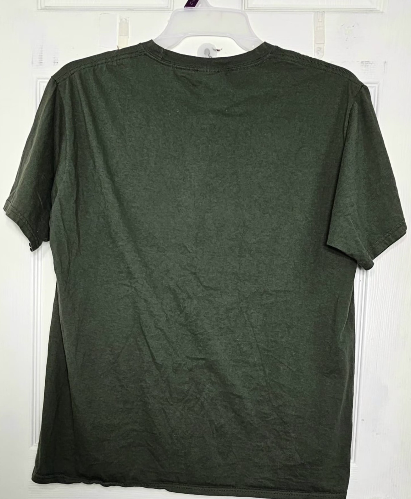 Port & Company Men’s L Green Graphic T-Shirt Easily Distracted By Dogs Tee gallery
