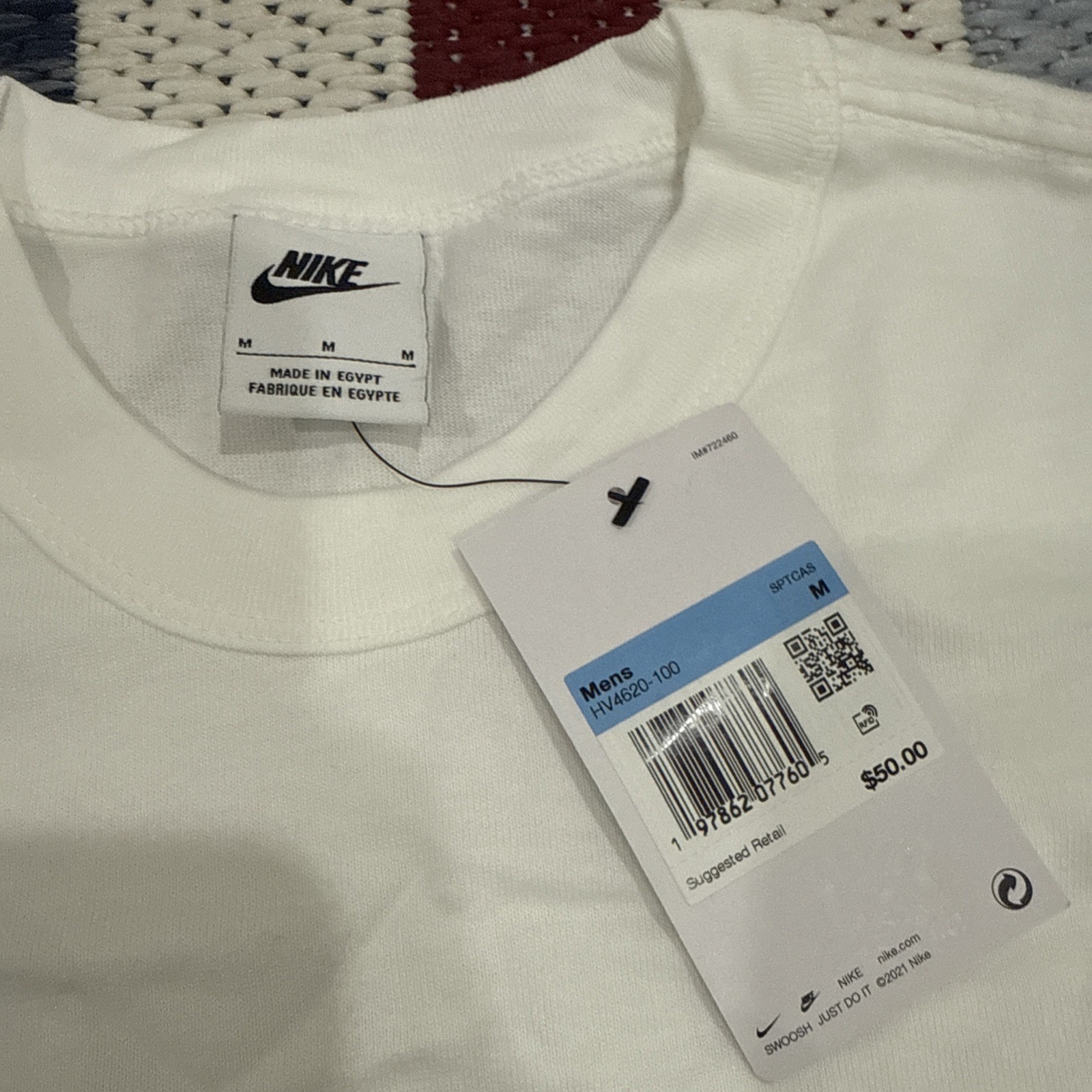 Nike Dallas DFW Skyline Shirt White Green Mens HV4620-100 Size M Medium gallery