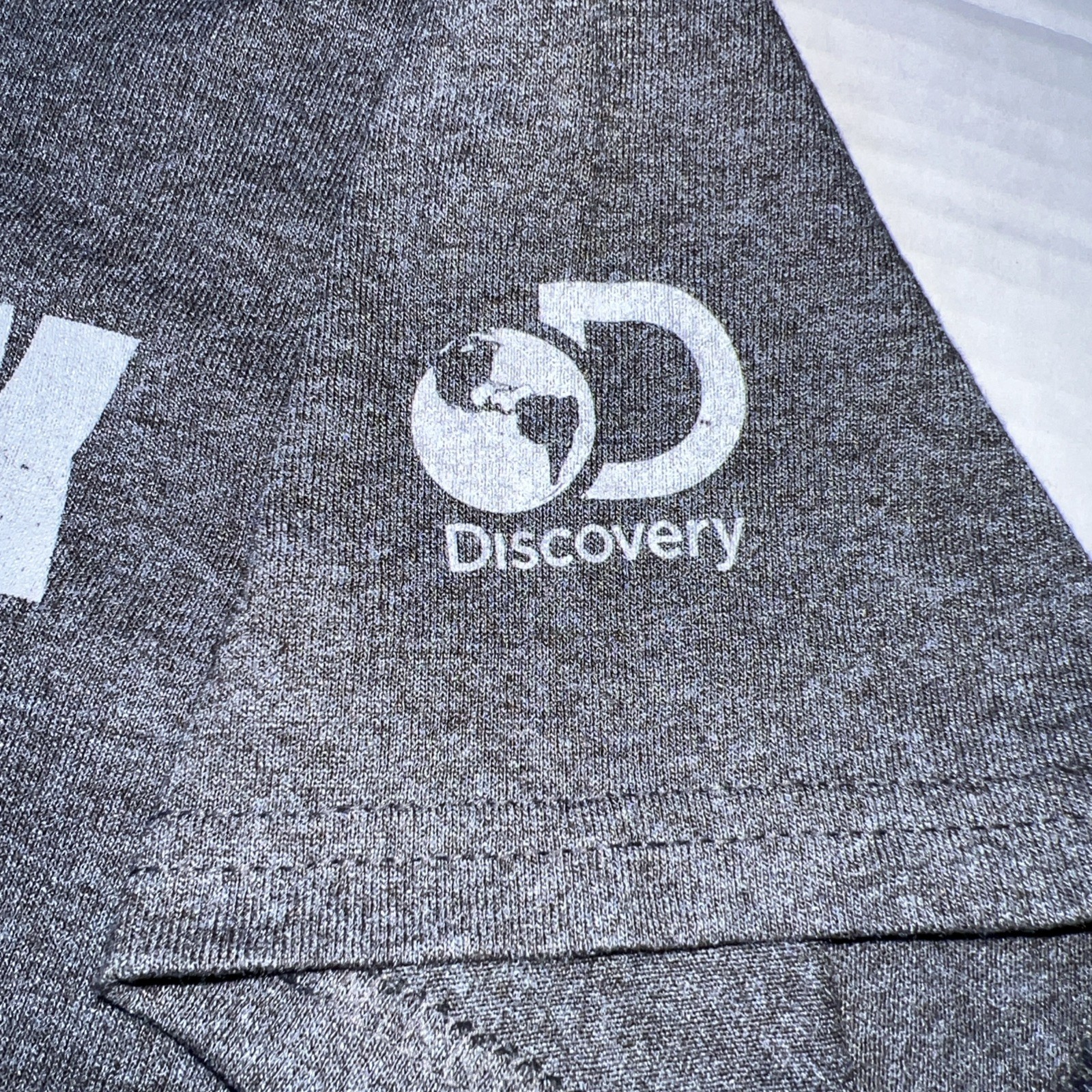 Rare Discovery TV Channel Shark Week ‘Fill In Blank’ Promo Shirt Small Gray New gallery