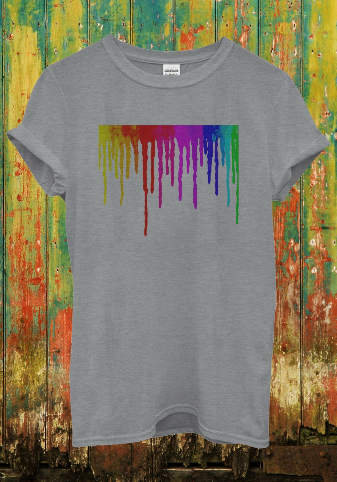 NHS Thank You Dripping Rainbow T Shirt Stay Safe Men Women Unisex Tee Top 2536 gallery