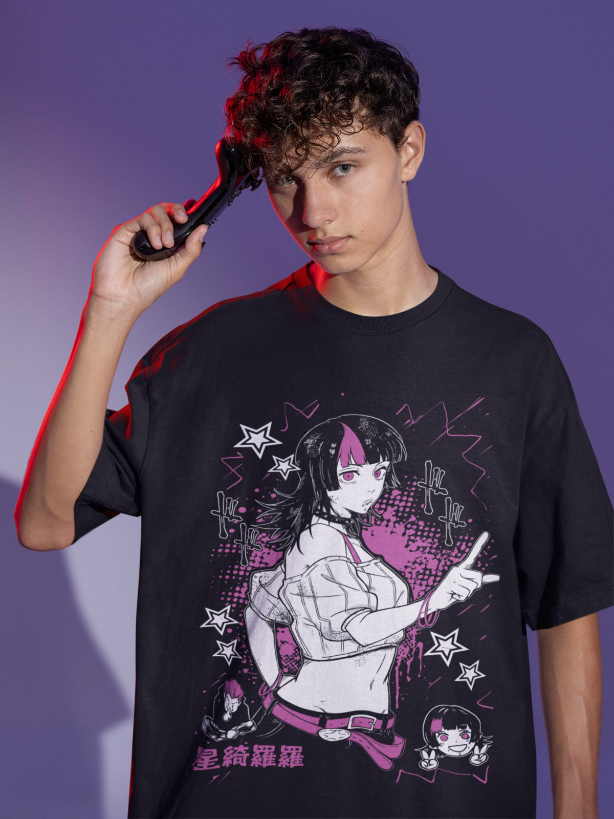 Jujutsu Kaisen Hakari And Kirara T-shirt  Horror Anime Manga Gift Shirt All Size