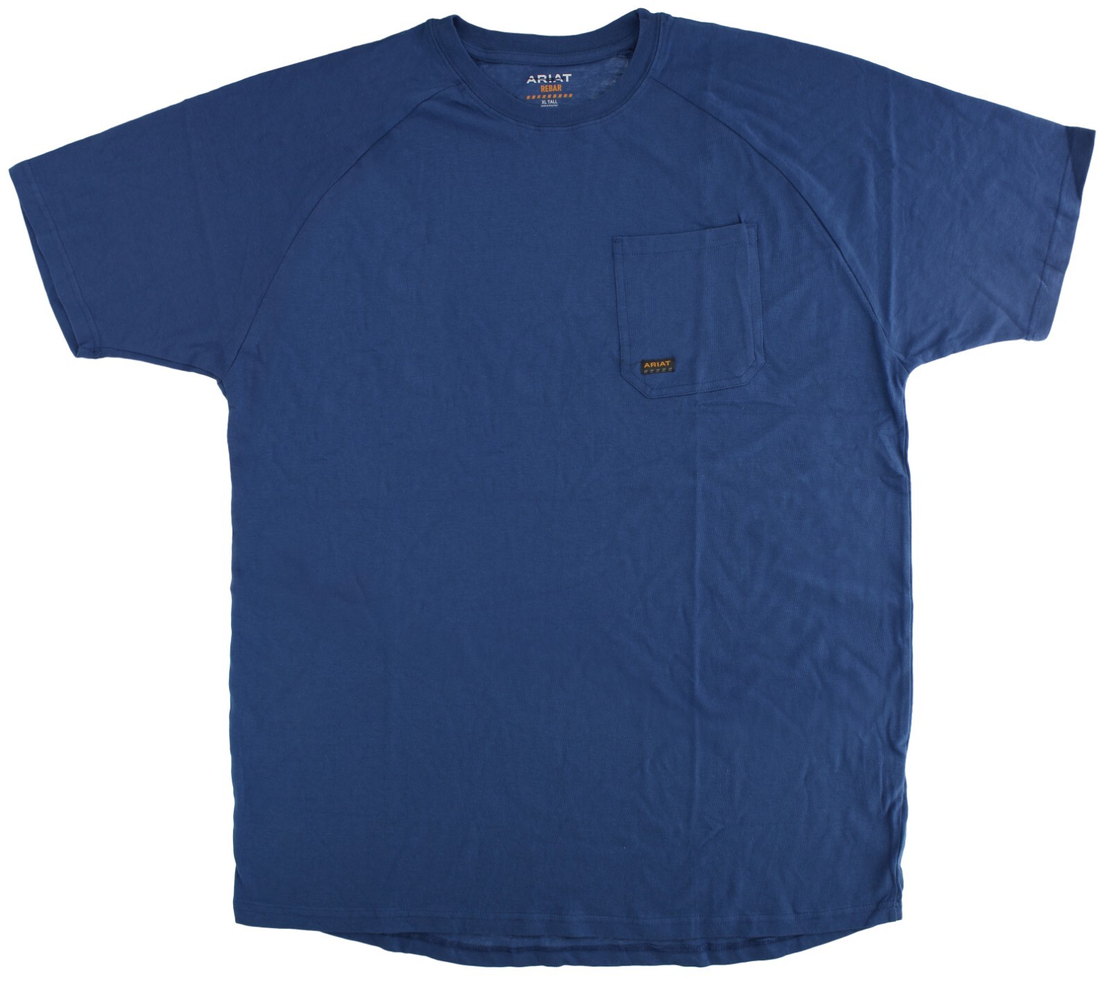 Ariat Rebar Men's T-Shirt Cotton Strong, Big & Tall Raglan SS Basic Pocket Tee gallery