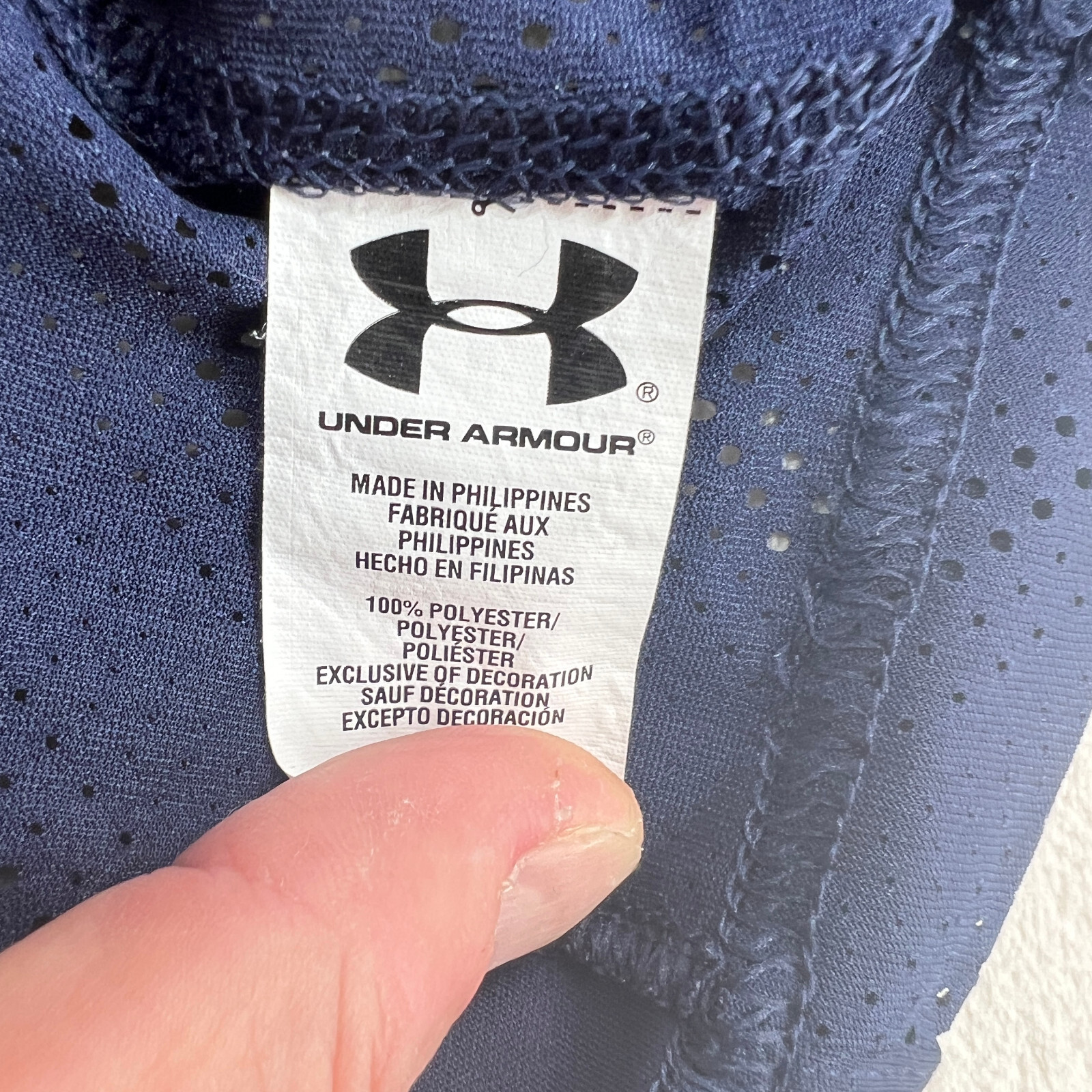 Under Armour Heatgear Men's Size M Solid Blue Loose Fit S/S Crew-Neck T-Shirt gallery