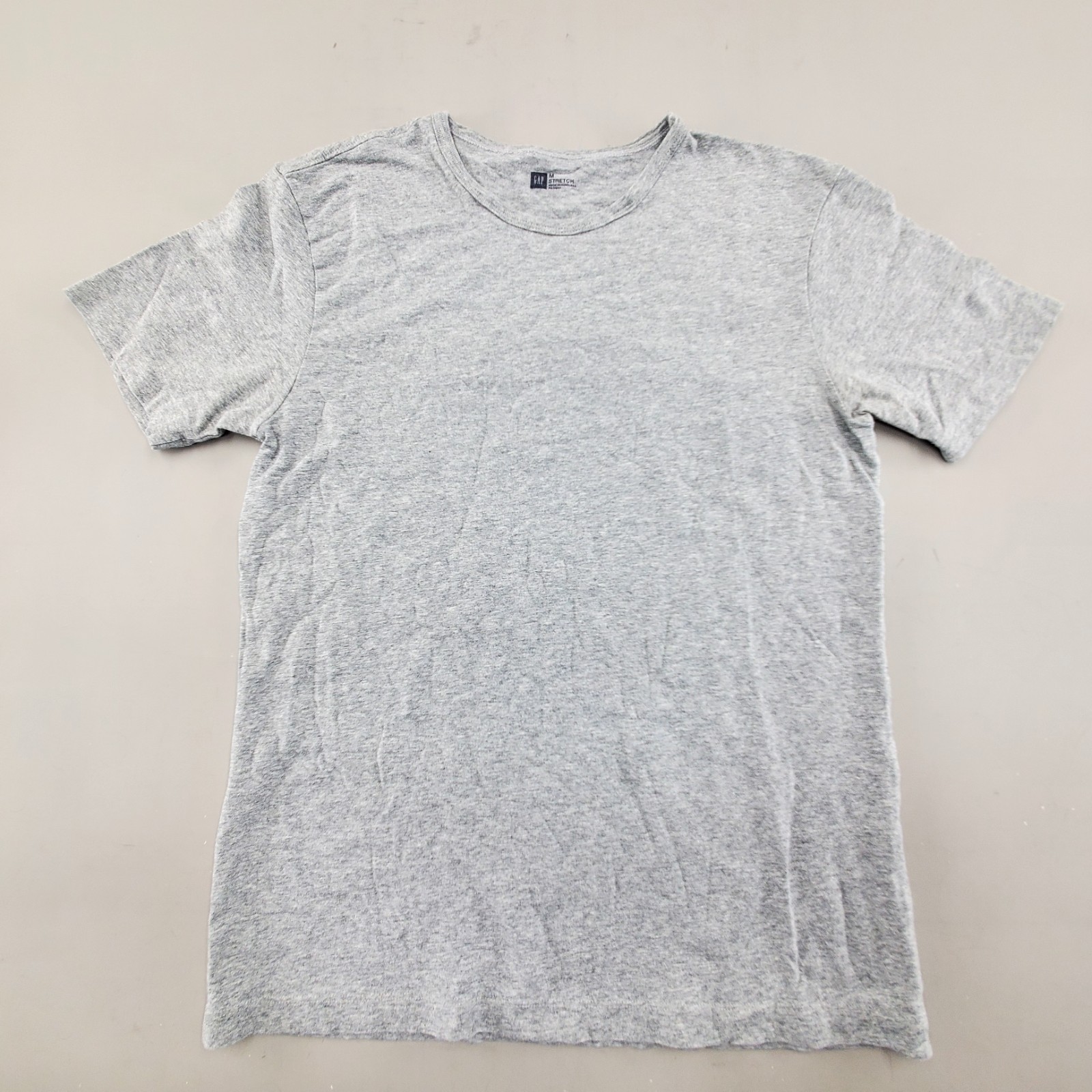 Gap Basic Grey Short Sleeve T Shirt Mens Sz Medium Stretch