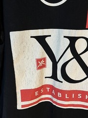 Young & Reckless T-Shirt Mens Medium Black Short Sleeve Crew Neck Made USA