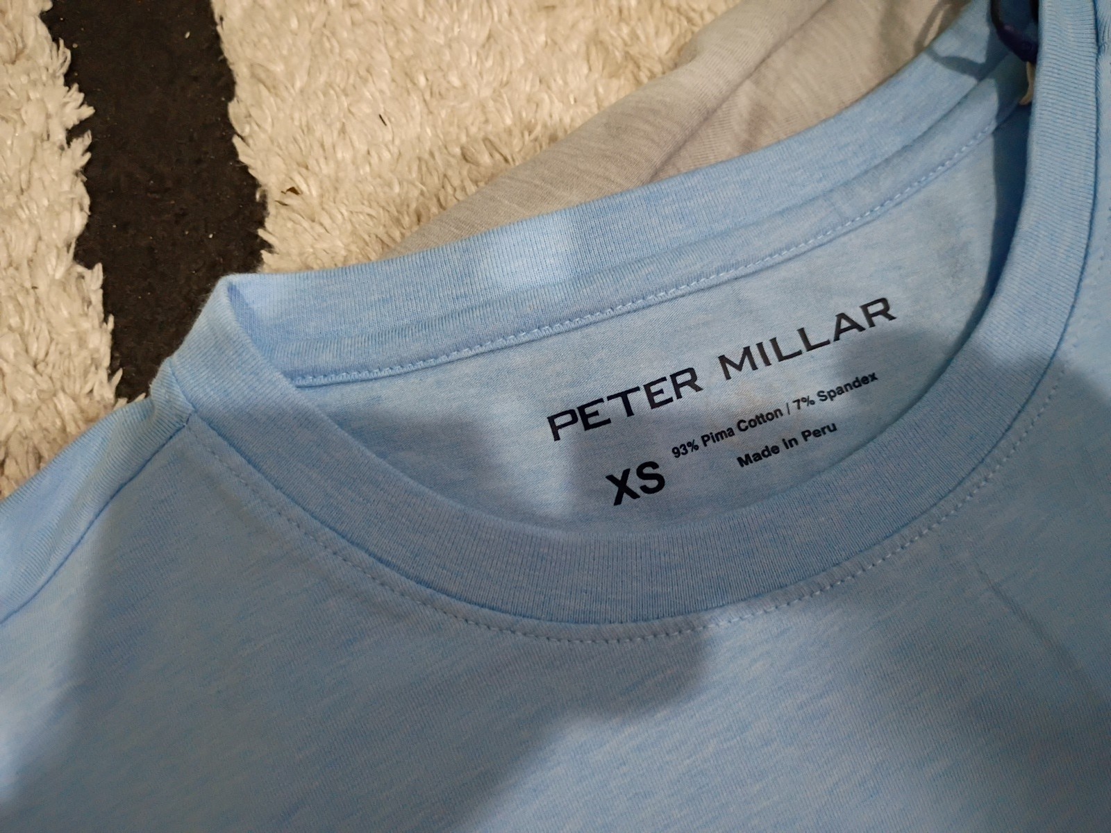 Peter Millard T-shirts Size X S And S Blue And Gray Stretchable Pima Cotton gallery