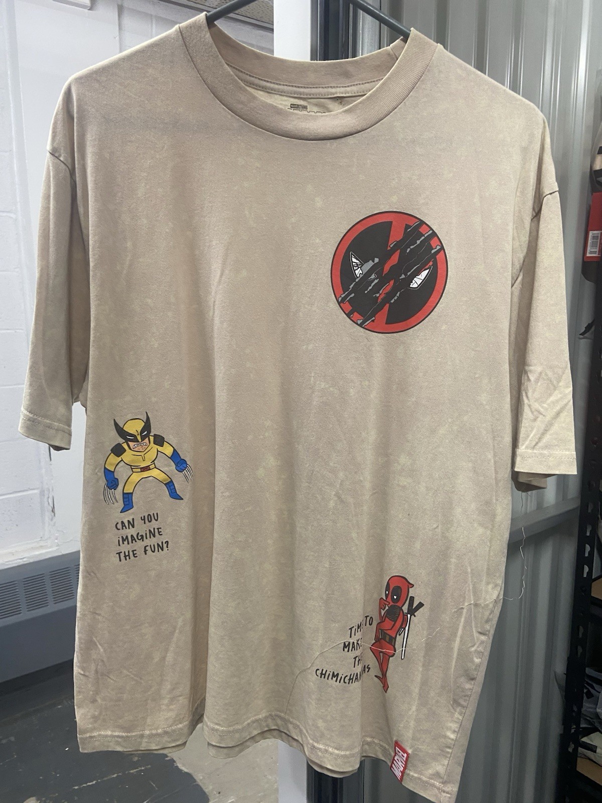 Dead Pool Men Medium Marvel T-shirt Graphic Print Short Sleeve gallery