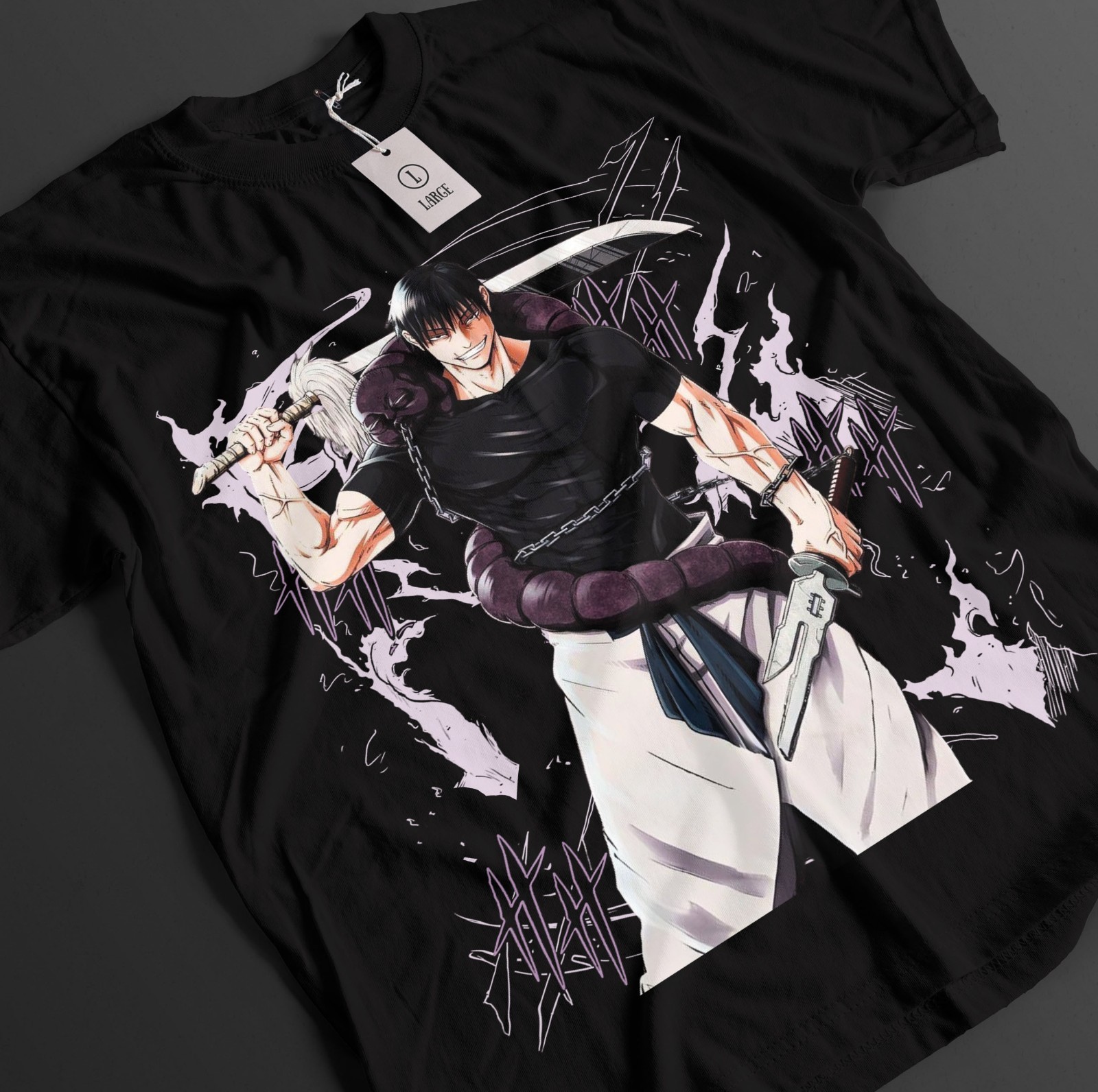 Jujutsu Kaisen Shirt Toji Fushiguro T-Shirt Gojo Tshirt Sukuna Anime Unisex Tee gallery