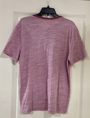 Express Men’s Heathered Mauve Short-Sleeve Crew Tee