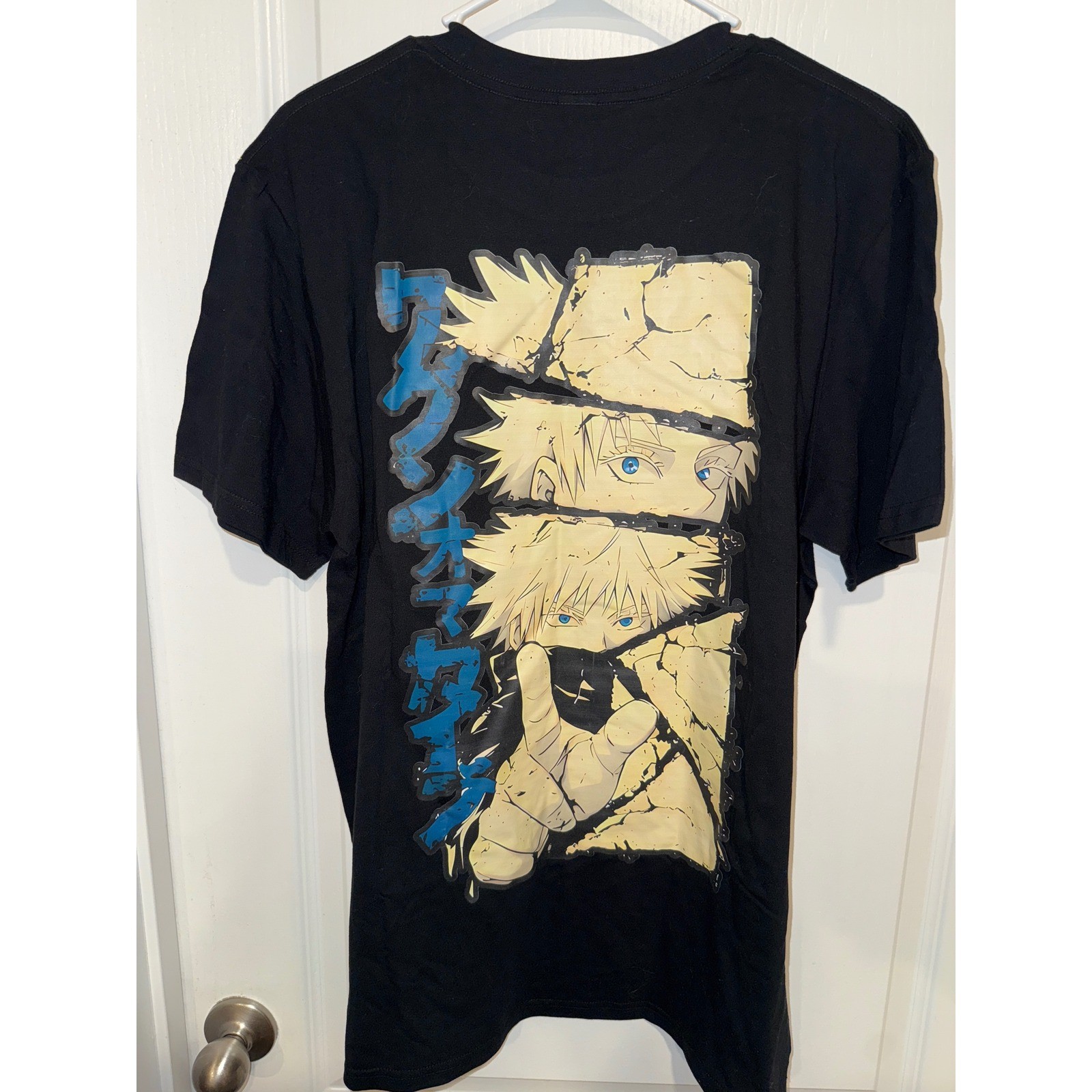 Jujutsu Kaisen Satoru Gojo Rare T-Shirt Mens XL Black Premium Rare Anime Tee gallery