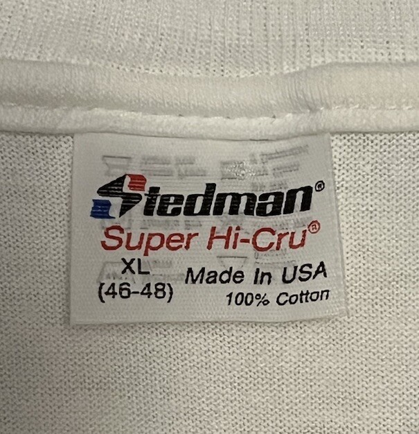 Single Stitch Stedman Chambord France White T-Shirt Adult Size XL Made in USA gallery