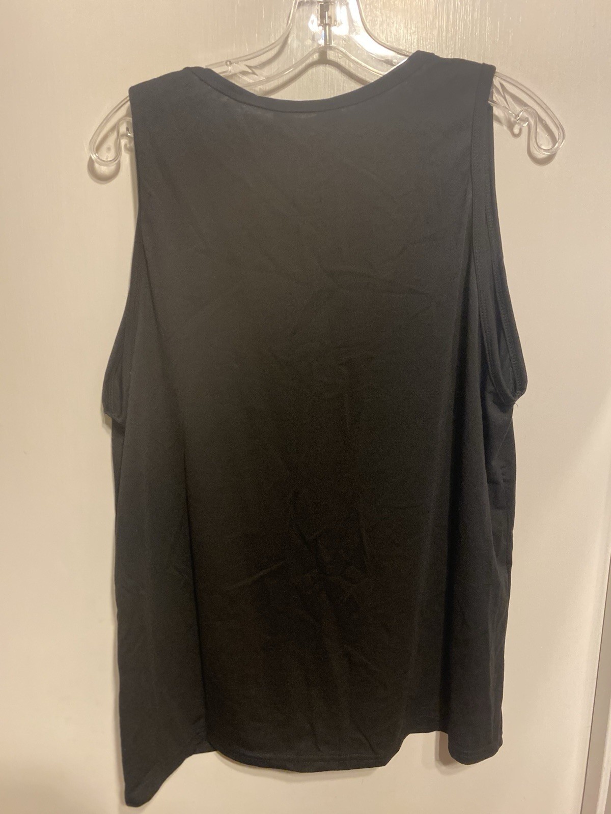 Incerun Mens Deep Scoop Neck Sleeveless Tank Top Loose Tee Black Size Medium NWT gallery