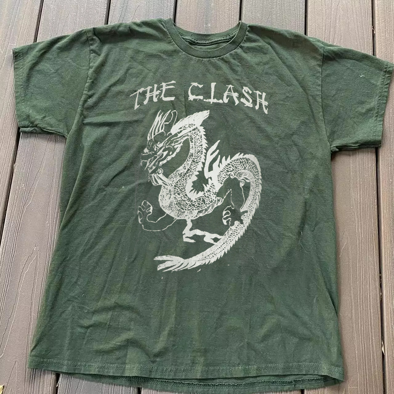The Clash Collection Short Sleeve Full Size S to 5XL Green T-shirt TU1631 gallery