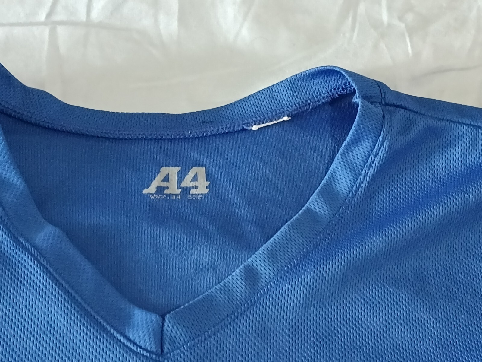A4 Mens Short Sleeve Bird's Eye Mesh Liga Soccer Polyester Jersey T-Shirt XL gallery