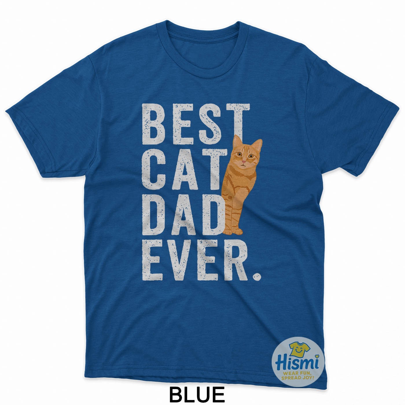Best Cat Dad Orange Tabby Cat Dad Orange Tabby Cat Owner T-Shirt gallery