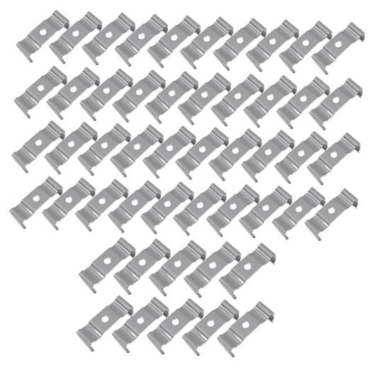 T8 LED Light Clips Kit with Large Mounting Bracket, for Integrated Shop Lights