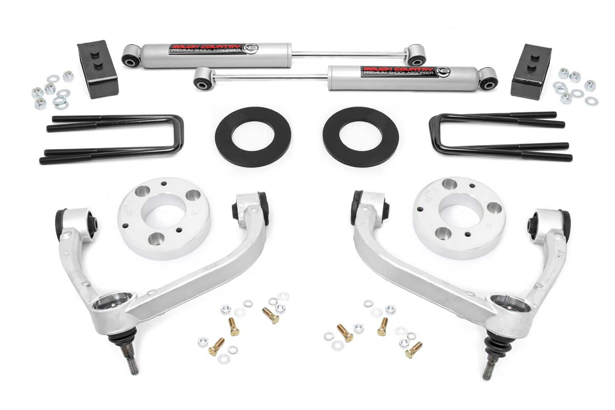 Rough Country 3″ Lift Kit with N3 Shocks & UCA 51014 fits 14-20 Ford F150 4WD