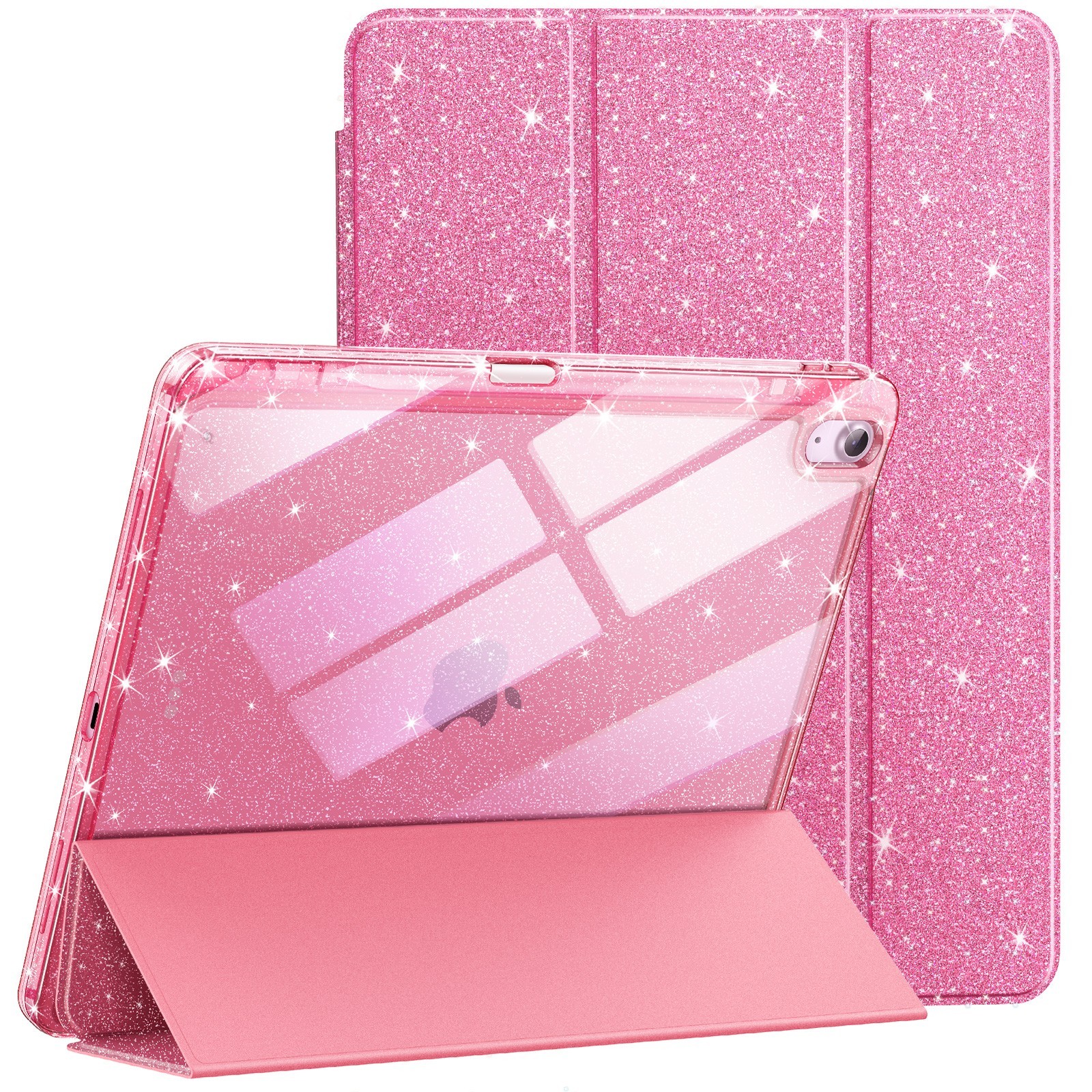 Glitter Case for iPad Air 13-Inch M4/M3/M2 (2026/2025/2024) with Pencil Holder
