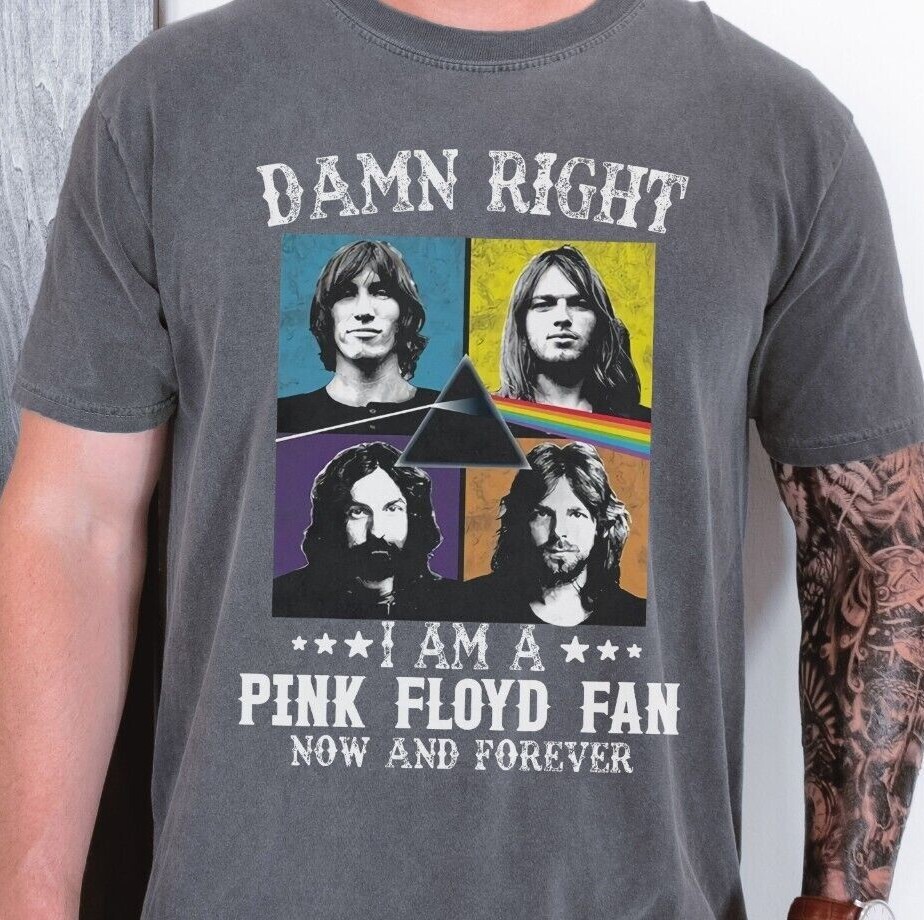 Pink Floyd Fan T-Shirt English Rock Band Vintage Black Comfort Colors 1717 Tee gallery