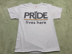 Comcast NBCUniversal Xfinity Pride Lives Here T-Shirt Stonewall 50 LGBT Pride M