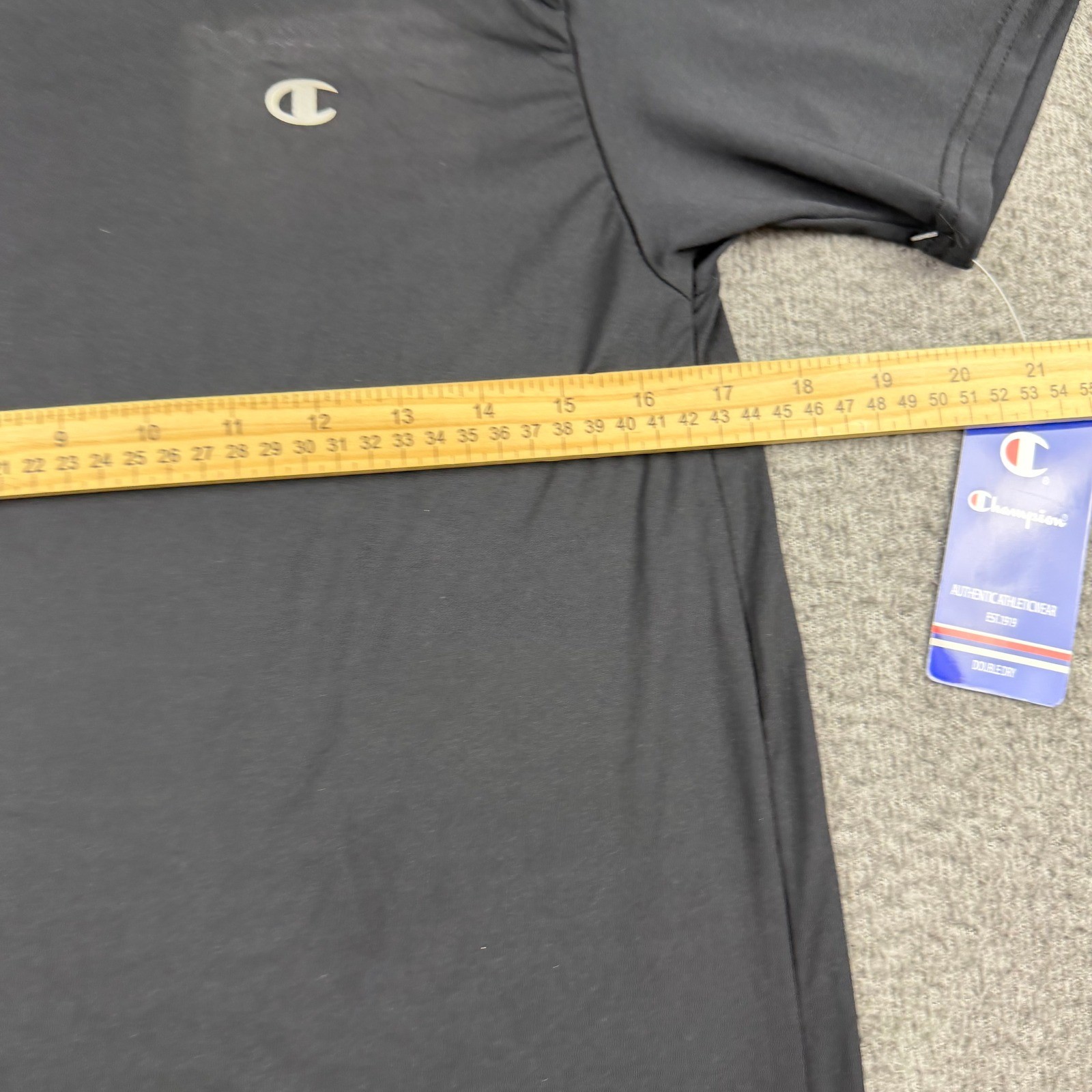 Champion Men's Double Dry Performance T-Shirt Black 2XL Athletic Gym Tee NEW gallery