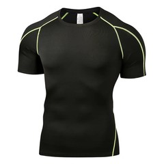 Compression T-Shirt Men’s Short Sleeve Gym Fitness Running Training Sports Top