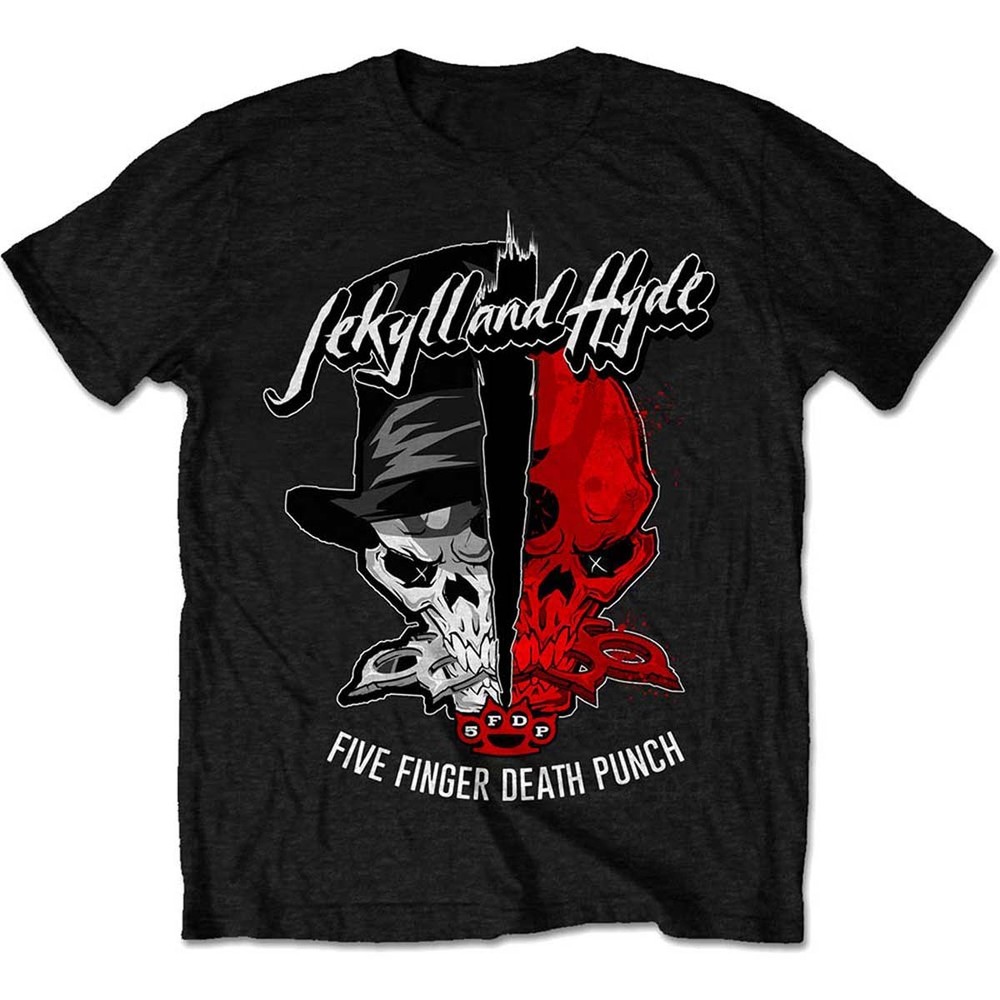 Five Finger Death Punch Jekyll and Hyde Rock Official Tee T-Shirt Mens Unisex