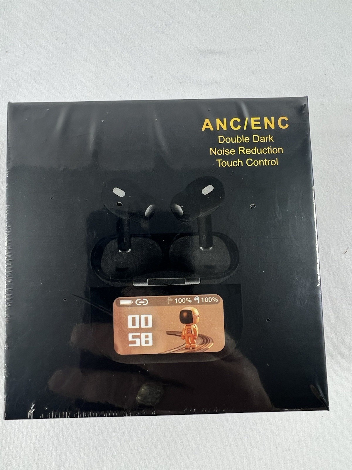 E9 Pro Touch Earbuds with LED Display (ANC & ENC Supported)