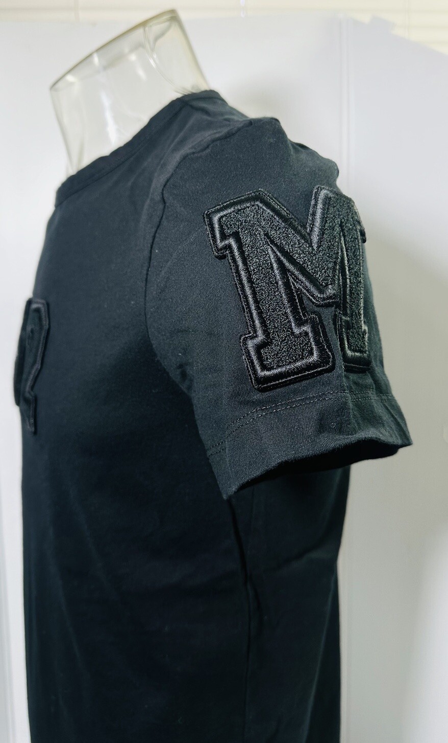 Moncler 52 M Black Cotton Jersey T-Shirt Size M gallery