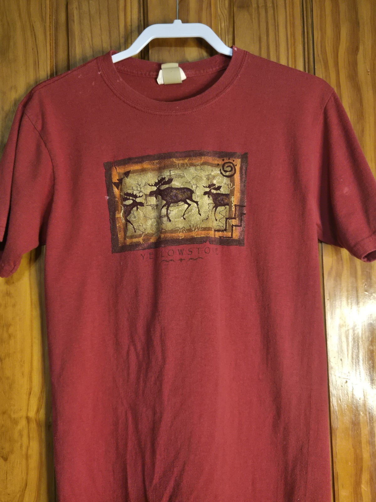 Eco Mountain Recycled Cotton Polyester Yellowstone Adult Medium Made in USA gallery