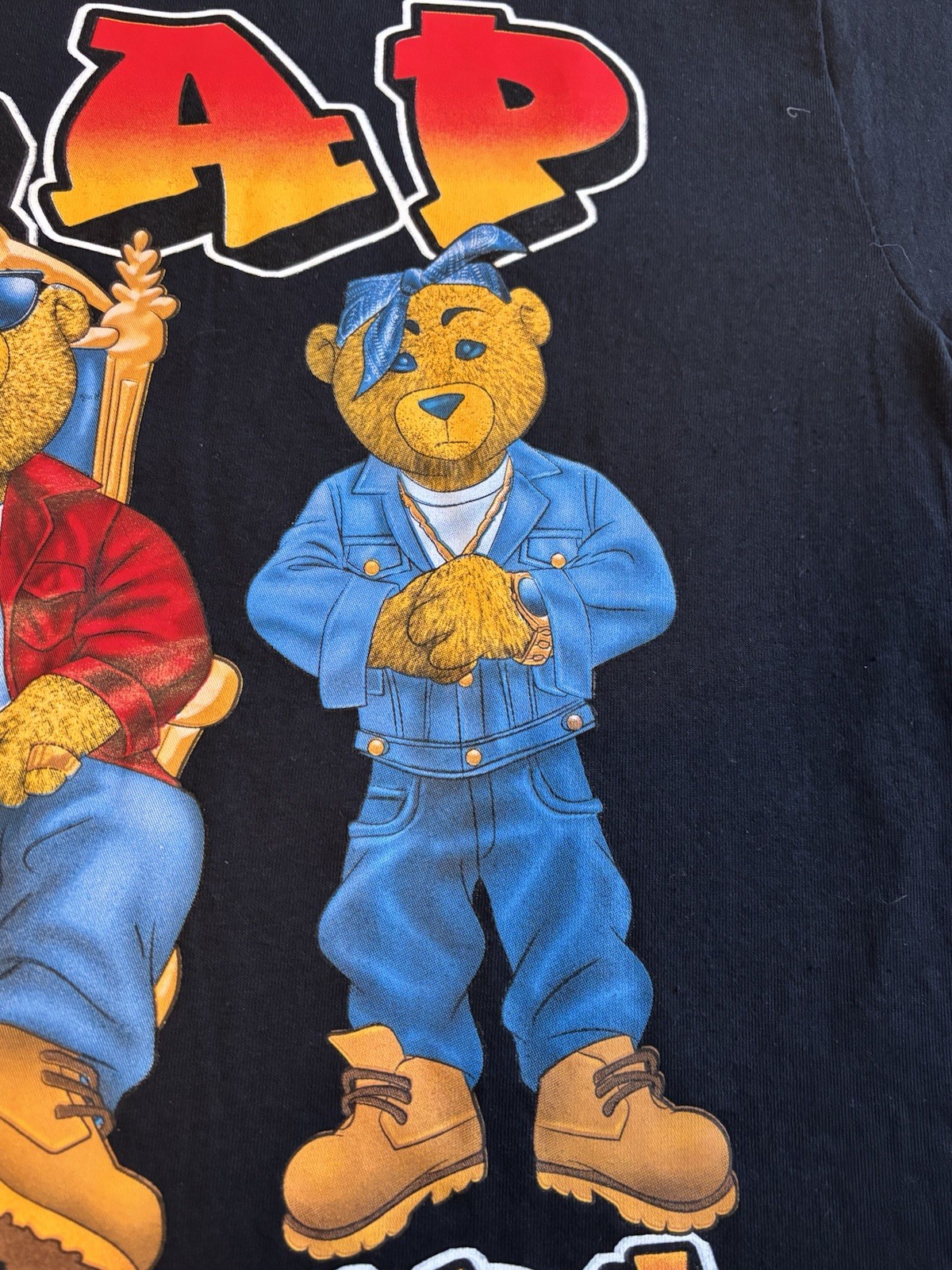 3 Forty Inc. Rap Legend Bear T-Shirt Short Sleeve Men's Large NEW WITH TAGS gallery