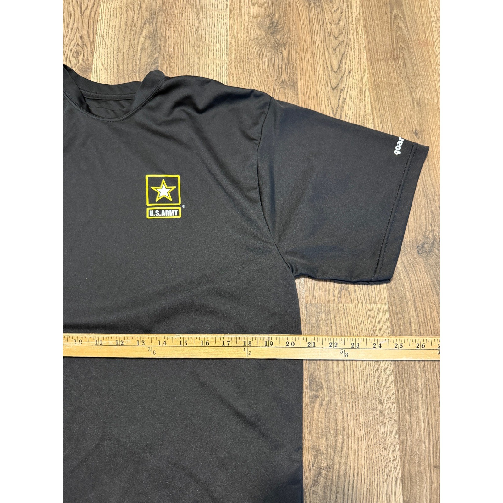 US Army Physical Fitness Uniform APFU T-Shirt Mens Medium Black Moisture Wicking gallery