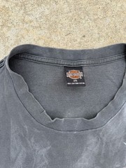 Vintage 2001 Harley-Davidson Black Bear Newmarket England Graphic T-Shirt