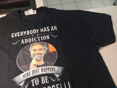 Everybody Has An Addiction Mine Just Happens To Be Andrea Bocelli 3XL T Shirt