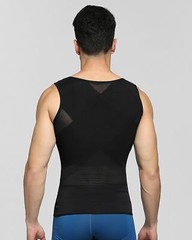 Men Compression Shirts Body shaper Tummy Control Underwear Slimming Girdle US