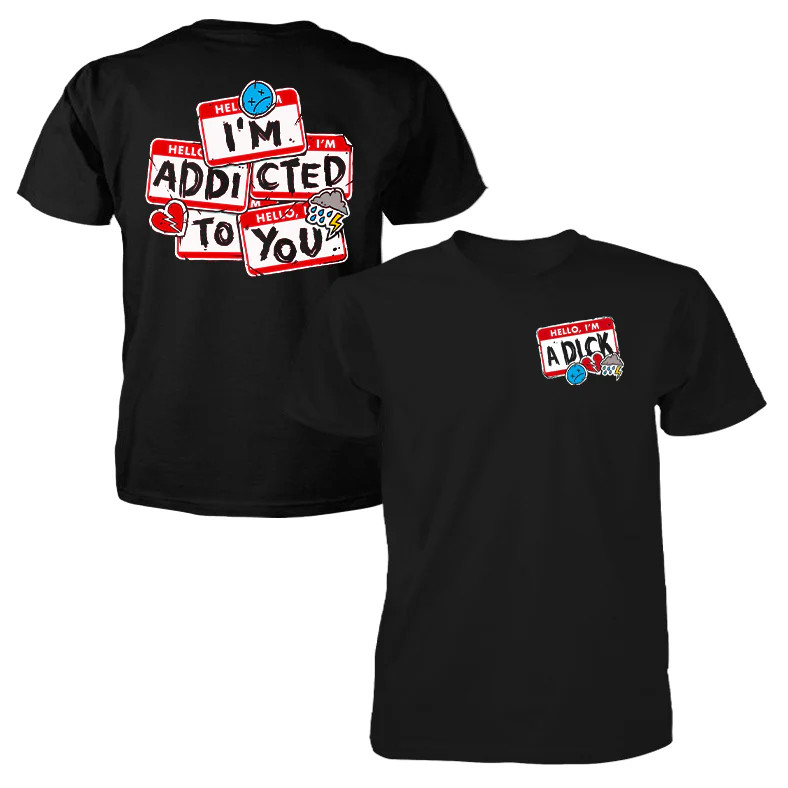 Simple Plan The Addicted Graphic Multicolor Short Sleeves Unisex T Shirt gallery