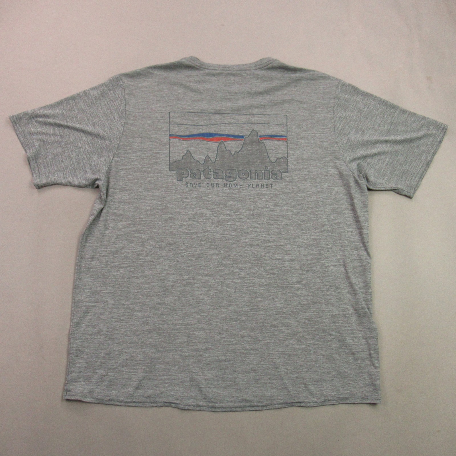 Patagonia Men's Large L Gray Heathered Crew Neck Short Sleeve T-Shirt Save Our gallery