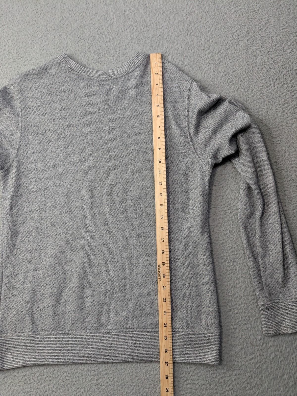 Smith and Rogue Shirt Small Sweatshirt Style Long Sleeve Gray Western Pullover gallery