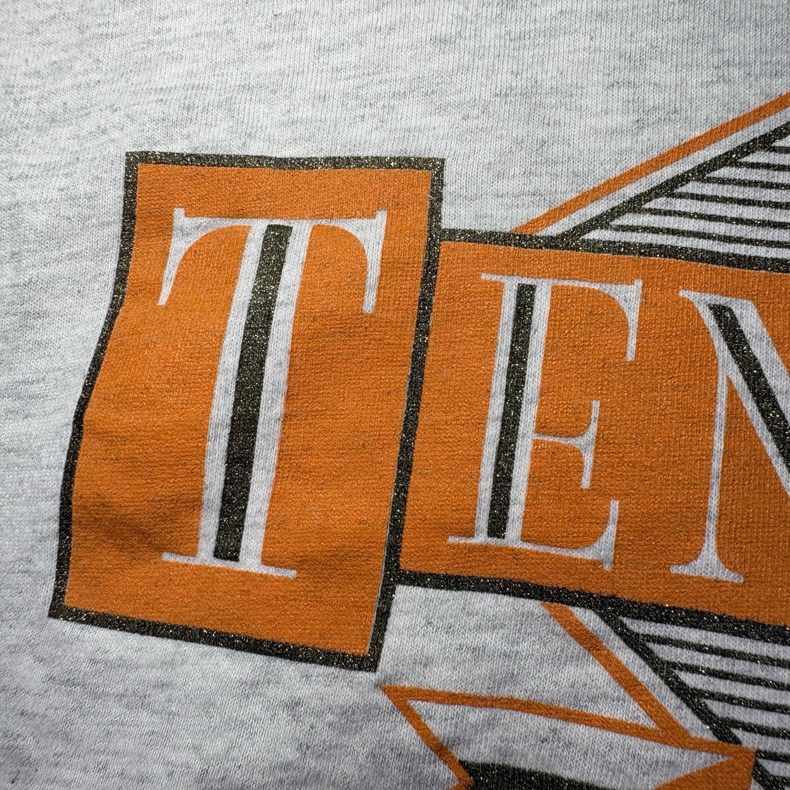 Vtg 90s Tennessee Volunteers T Shirt L Russell Athletic Back Print Distressed gallery
