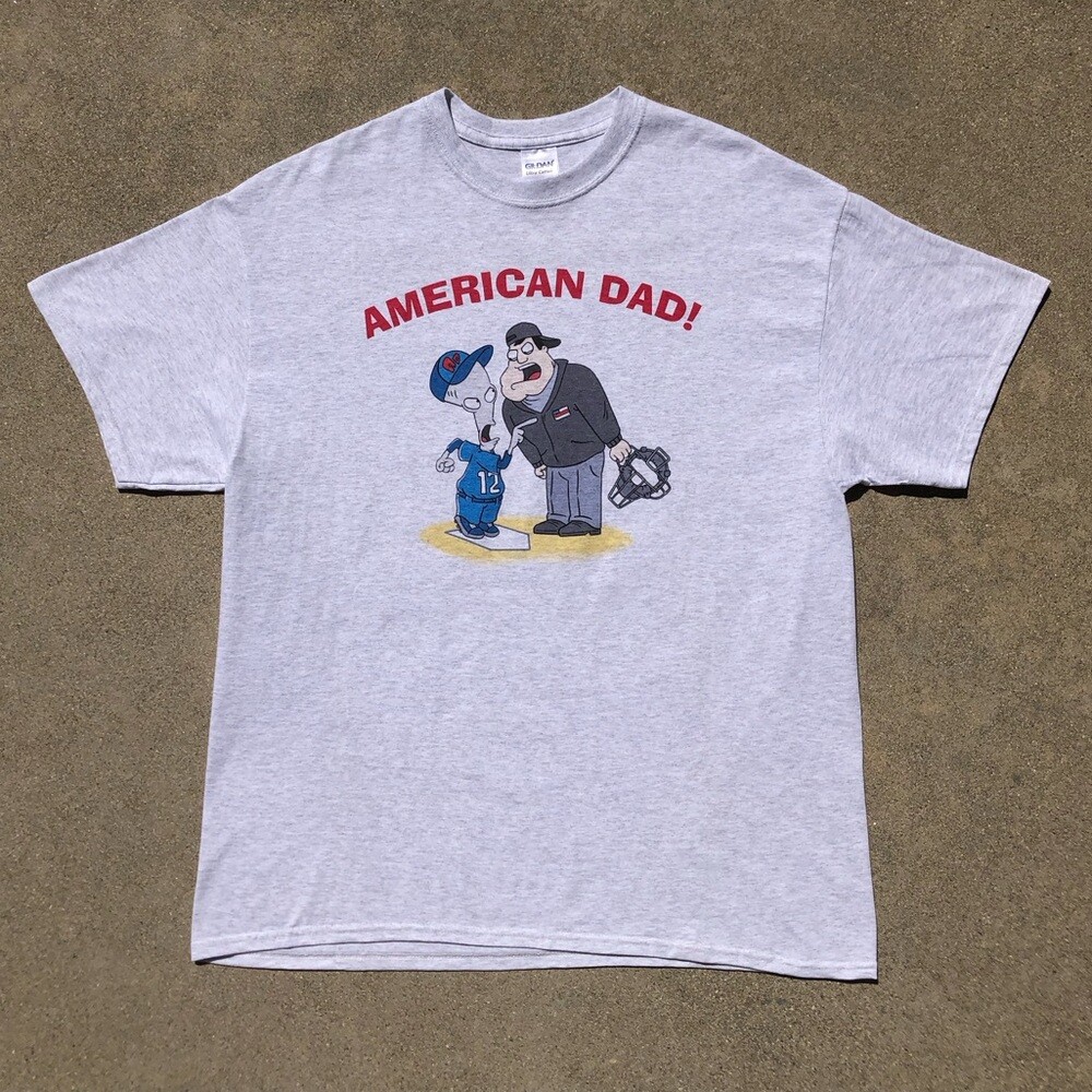 RARE American Dad Cast/Crew Deadstock Y2K Exclusive Company Softball Game Tees gallery