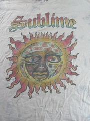 Sublime 40oz To Freedom Sun Double Sided Bleach Tie Dye Band Tee Mens 2XL NWT