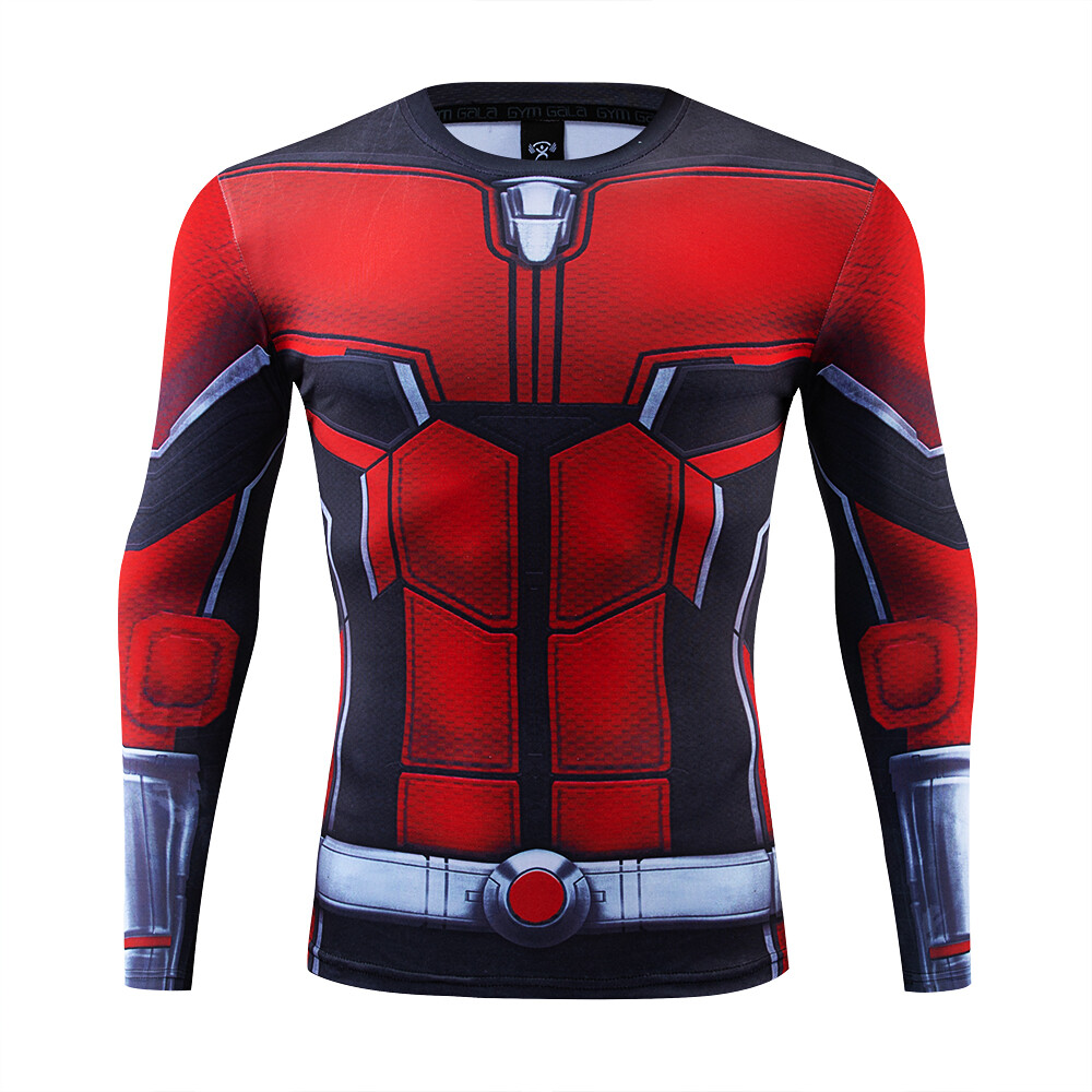 Men's T-shirts Base Layer Compression Tops Sports Superhero Tights Long Sleeve gallery
