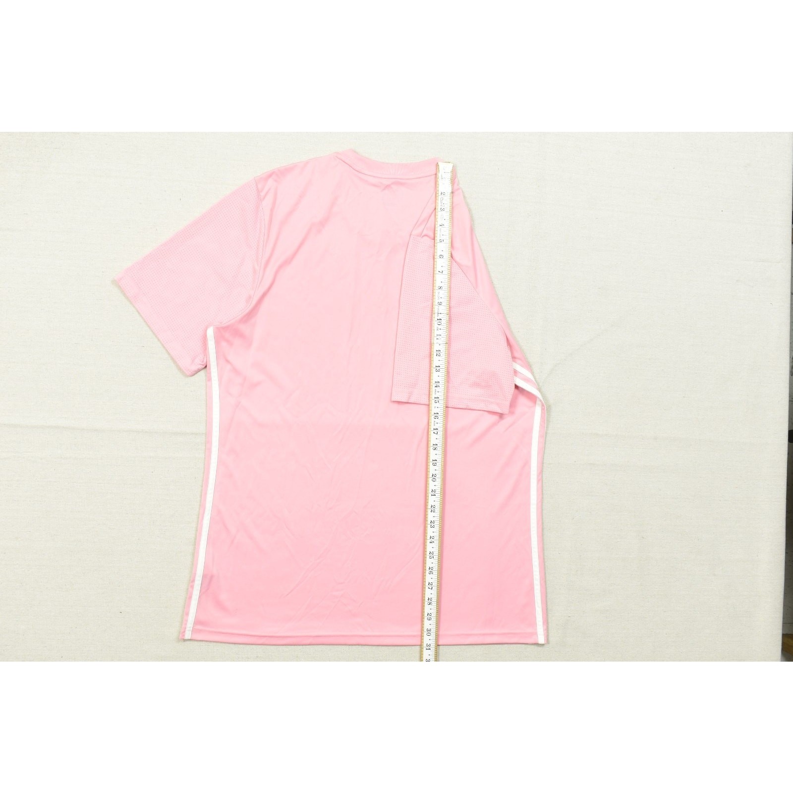 Adidas XL Slim Fit Pink Short Sleeve Training Jersey Tee Shirt 100% Recycled Pol gallery