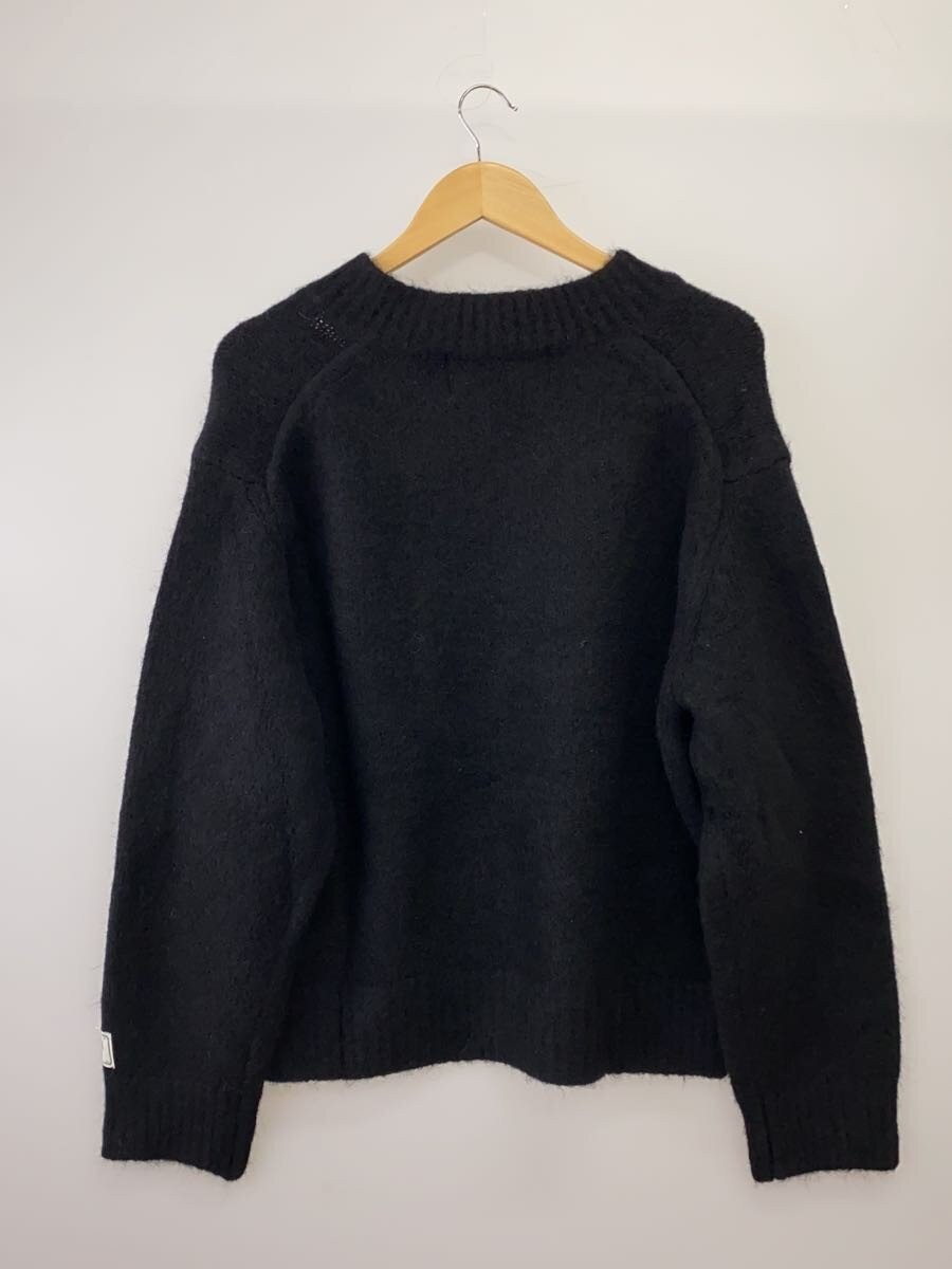 SATUR Essen Two-Tone Mohair Blend Knit, Size M, Nylon, Black, SA254MNKT18 gallery
