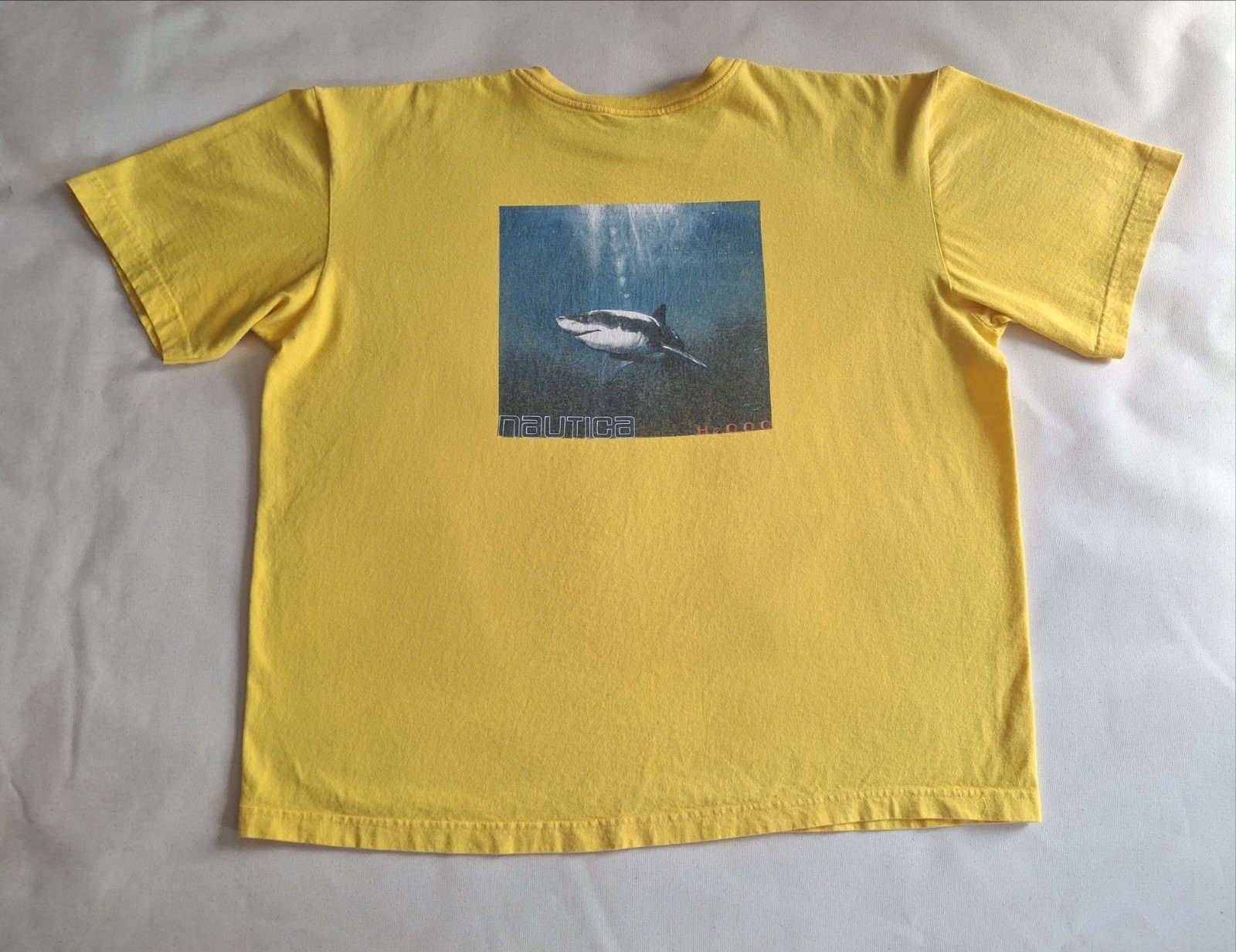 Vintage Y2K Nautica Made In USA "H2000" Men's XL Graphic Short-Sleeve T-Shirt gallery