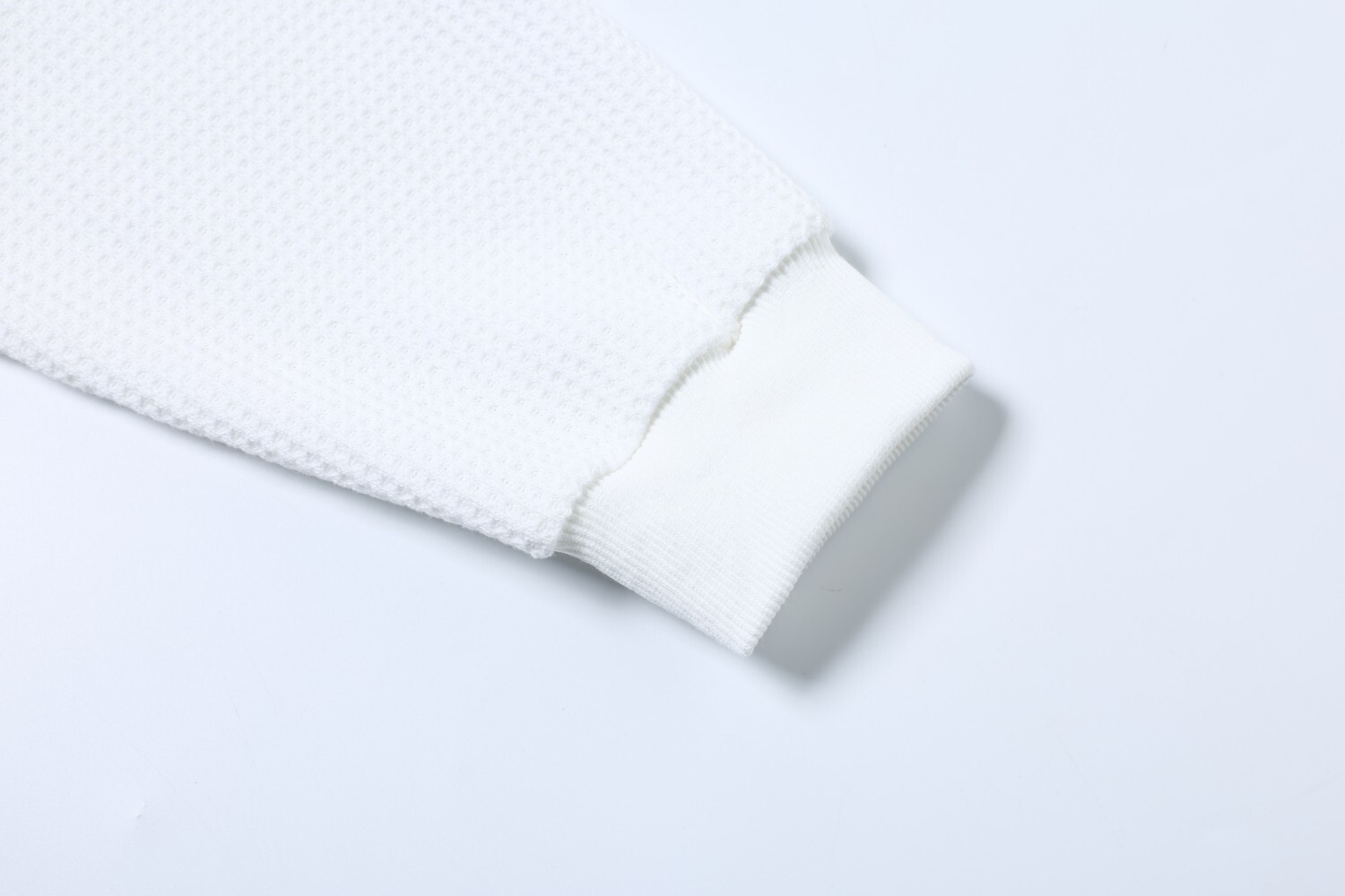 Men's Work Taeleplus Waffle Knit Long Sleeve Tee Streetwear Y2K Graphic White gallery